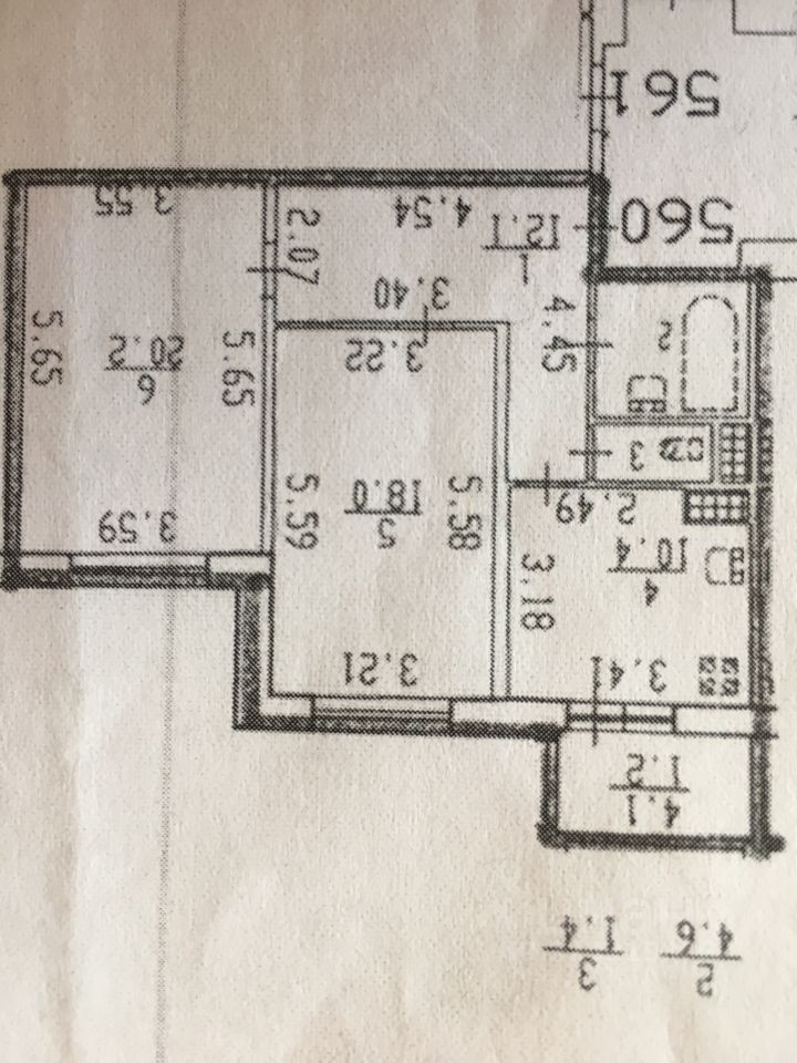 Аренда 2-комн квартиры на вторичном рынке проспект Науки, 17к6
