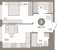 Продажа квартир в ЖК Москва г., Загорьевская ул.,  к. 2