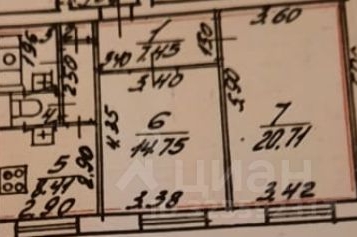 2-комн квартира Ивановская улица, 7