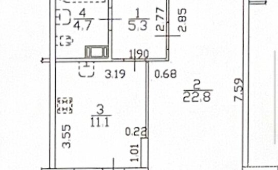 Продажа 2-комн квартиры на вторичном рынке Яхтенная ул,  д. 12,  к. 1