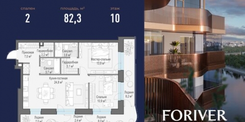 2-комн квартира Симоновская наб,  д. 1,  к. 17