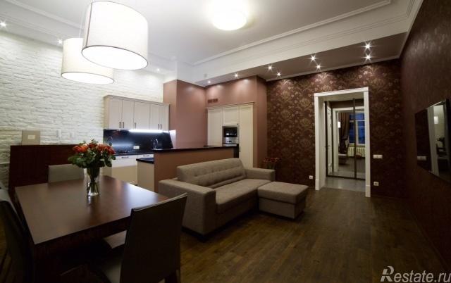 Аренда 2-комн квартиры на вторичном рынке Гагаринская ул,  д. 17