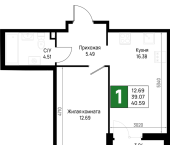 Продать Квартиры в новостройке Новосаратовка д., Первых ул.   5.2