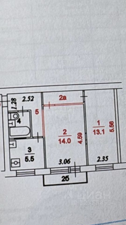 Аренда 2-комн квартиры на вторичном рынке улица Адмирала Макарова, 9