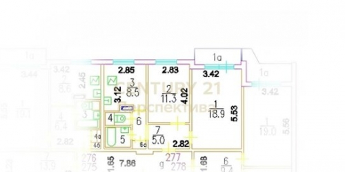 2-комн квартира Батайский проезд,  д. 17