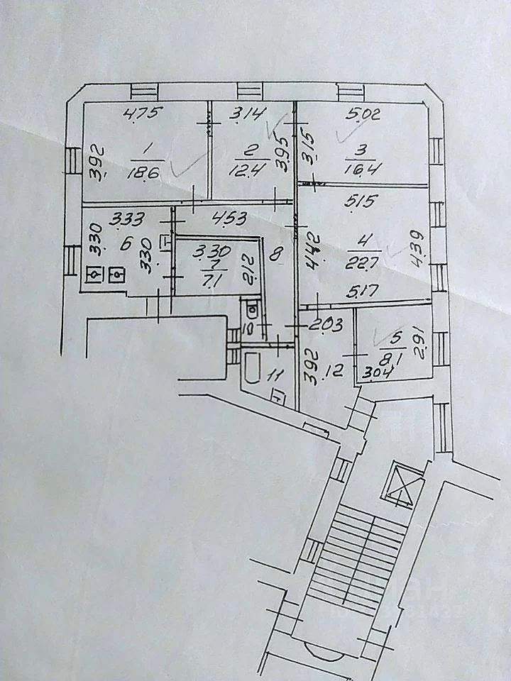 Продажа 5-комн квартиры на вторичном рынке улица Большая Молчановка, 24/2С1