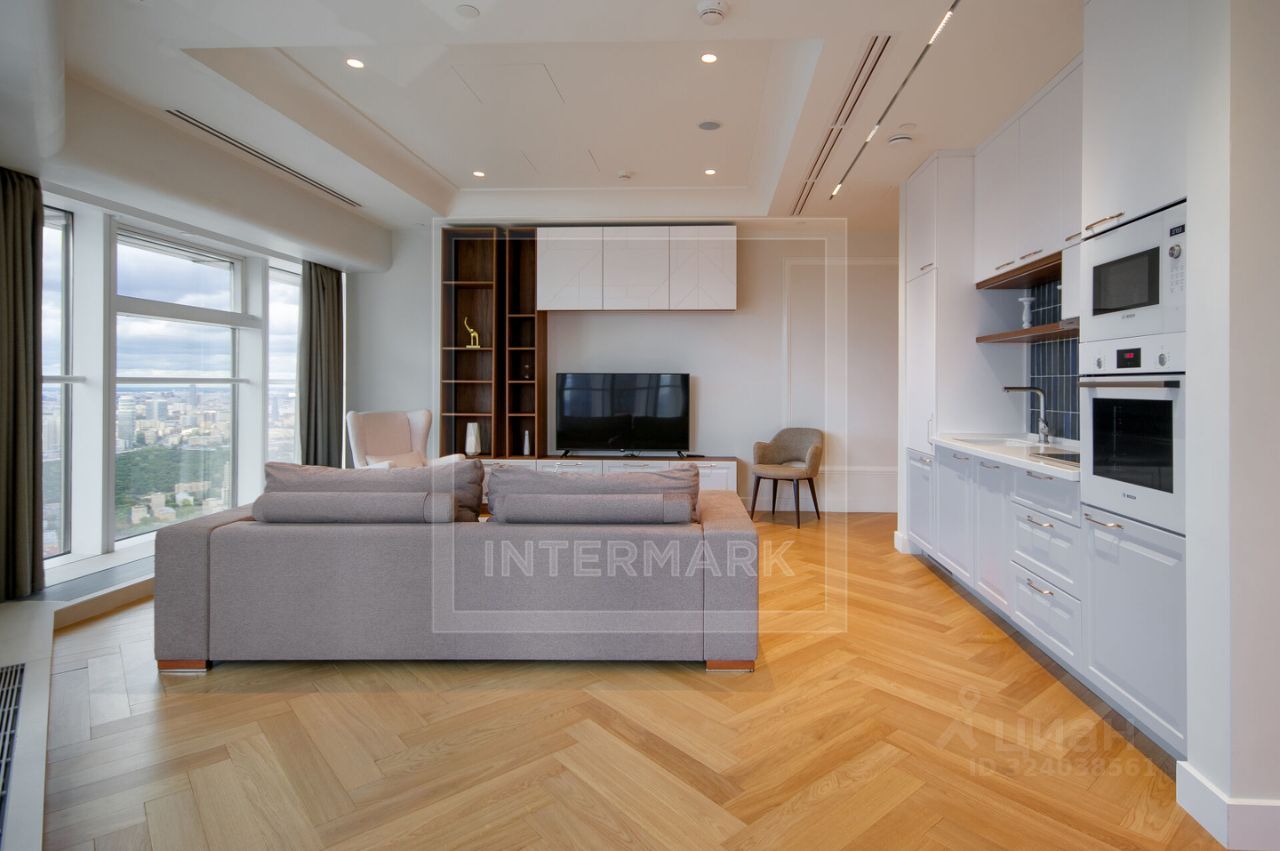 Аренда 2-комн квартиры на вторичном рынке 1-й Красногвардейский проезд, 15