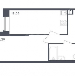 Продажа 1-комн квартиры на вторичном рынке Советский пр-кт,  д. 43в