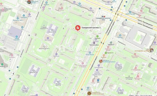 Продажа 2-комн квартиры на вторичном рынке Гражданский пр-кт,  д. 114,  к. 4