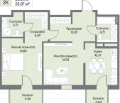 Продать Квартиры в новостройке Рощино пгт., Пионерская ул.   А4