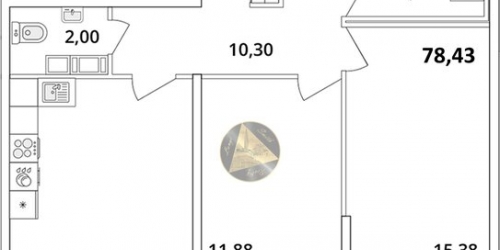 2-комн квартира ул Кубинская,  д. 82,  к. 1