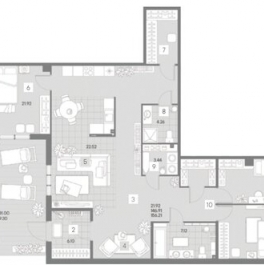 Продажа 3-комн квартиры на вторичном рынке 12-я линия,  д. 41 к2 с1