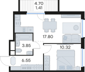 Продать Квартиры в новостройке Парголово п., Михайловская дор.   6