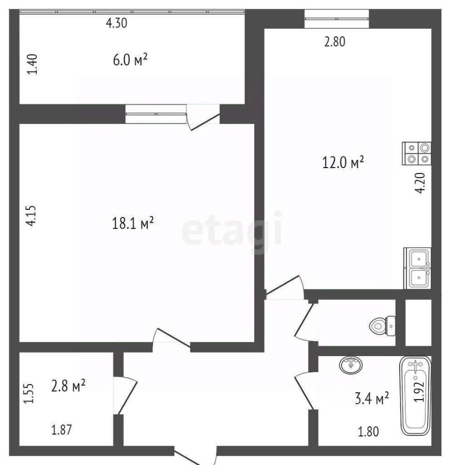 Продажа 1-комн квартиры на вторичном рынке Королев, улица Калининградская, 17к1