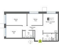 Продажа квартир в ЖК Красногорск г., Черневская ул.,  к. 1