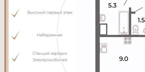 3-комн квартира Кавалергардская улица, 30