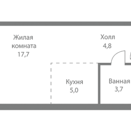 Продажа студии Москва г., Сколковское ш.,  к. 4
