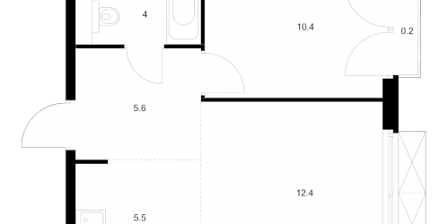 2-комн квартира Москва г., Заречная ул.,  к. 2.2.2