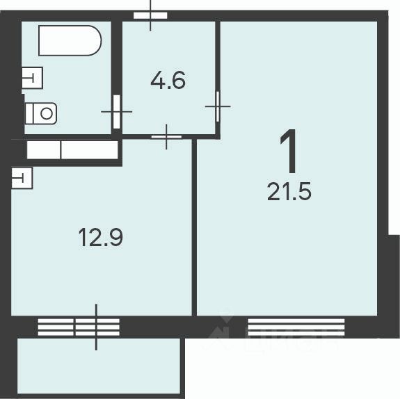 Продажа 1-комн квартиры на вторичном рынке Балаклавский проспект, 17