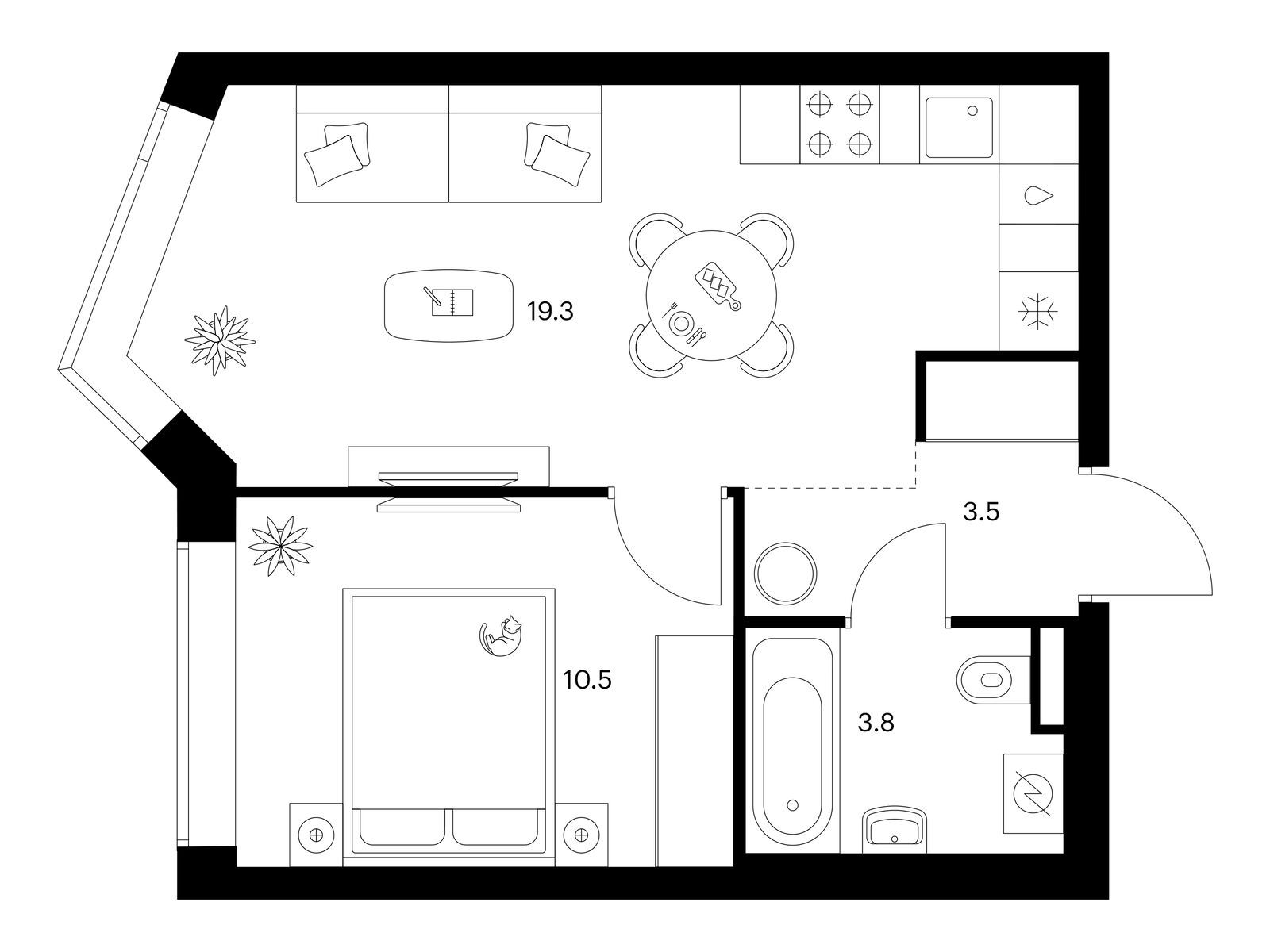 Продать Квартиры в новостройке Мичуринский Парк, корп. 4.3   