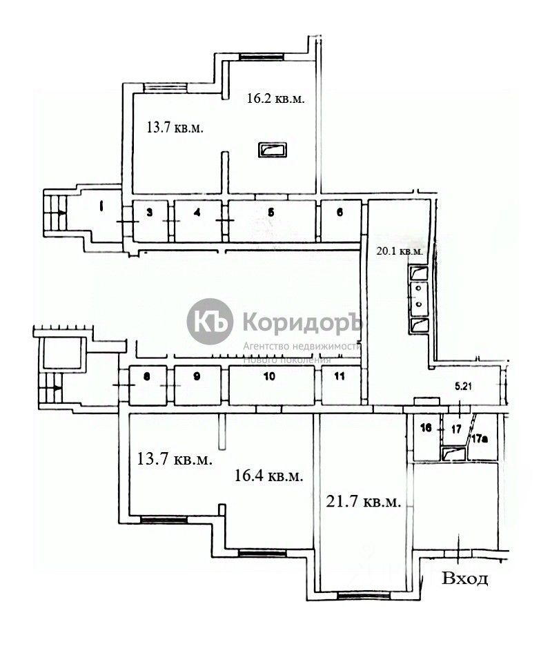 Аренда офиса улица Герасима Курина,  д. 18