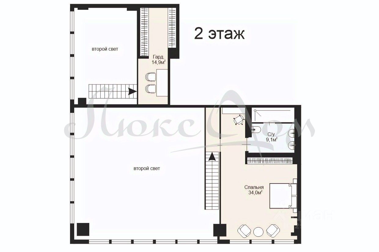 Продажа 4-комн квартиры на вторичном рынке набережная Пресненская, 8с1