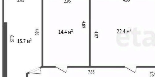 5-комн квартира Бронницкая улица, 15