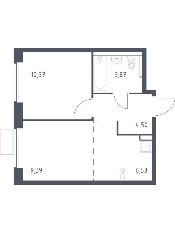 Продажа 1-комн квартиры в новостройке Егорово п., Колхозная ул.,  к. 3.2