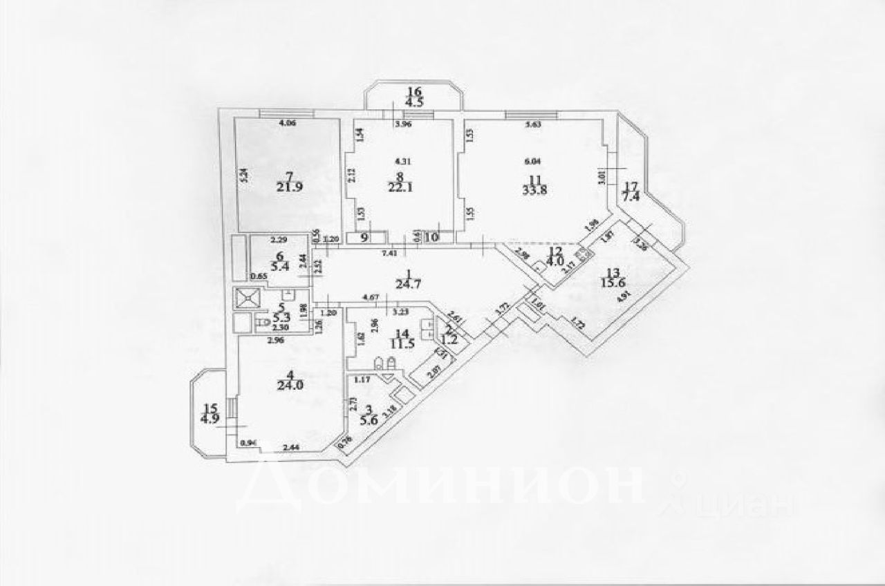 Продажа 5-комн квартиры на вторичном рынке Ломоносовский проспект, 25к1