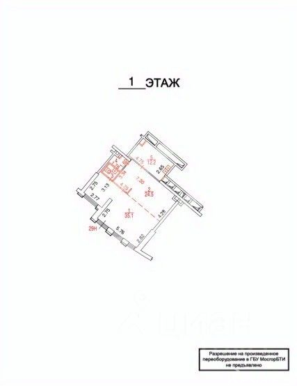 Аренда торгового помещения ул Лобачевского,  д. 120,  к. 14