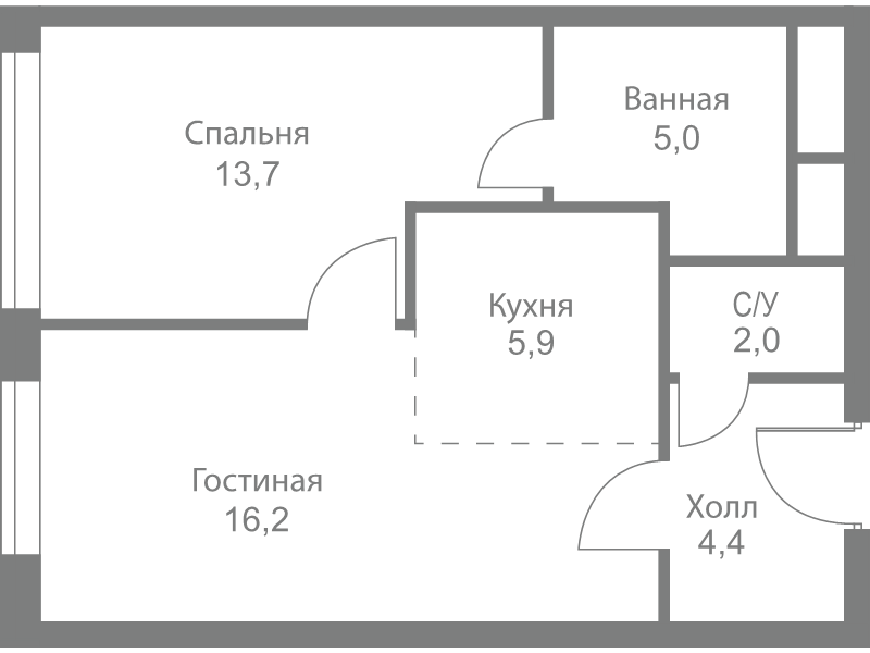 Продажа 1-комн квартиры в новостройке Москва г., Сколковское ш.,  к. 4