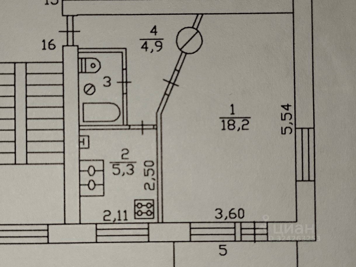 Продажа 1-комн квартиры на вторичном рынке пос. Оредеж, улица Энгельса, 15