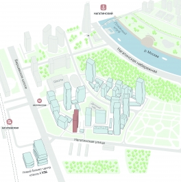 Продажа 2-комн квартиры в новостройке Нагатинская улица, 1