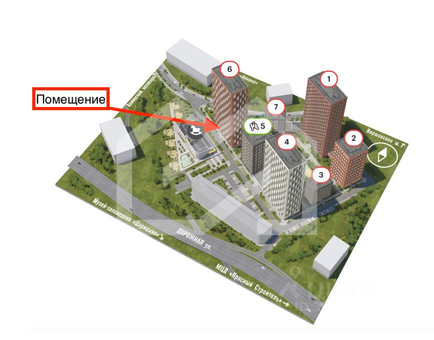 Аренда торгового помещения Дорожная улица,  д. 46 к3