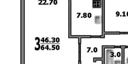 3-комн квартира улица Сталеваров, 14К2