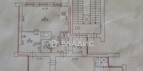 3-комн квартира улица Чайковского,  д. 38/9