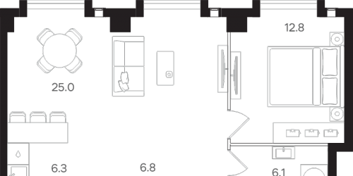 1-комн квартира Москва г., Большая Тульская ул.,  к. А