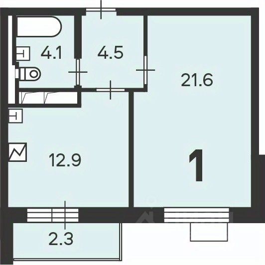 Продажа 1-комн квартиры на вторичном рынке Балаклавский проспект, 17