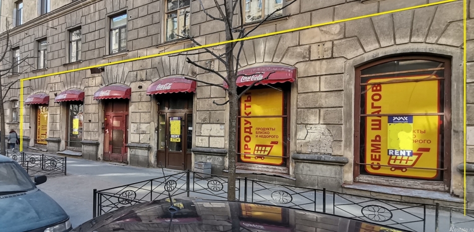 Аренда торгового помещения Кавалергардская ул,  д. 16