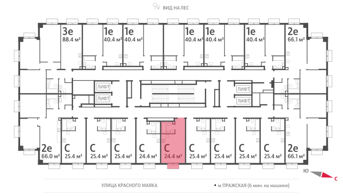 Продажа студии ул.Красного Маяка, вл. 26