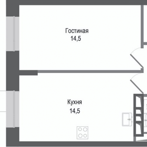 1-комн квартира Королёв г.,  к. 2