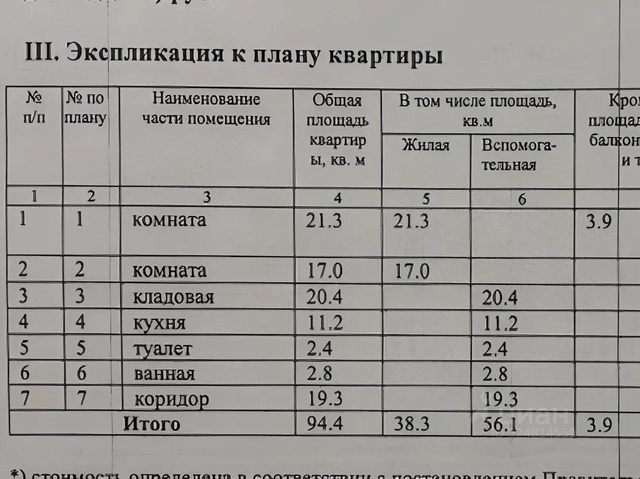 Продажа 3-комн квартиры на вторичном рынке Северный проспект, 75к1