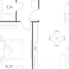Продажа 1-комн квартиры на вторичном рынке Пятницкое ш,  д. 58,  к. 1