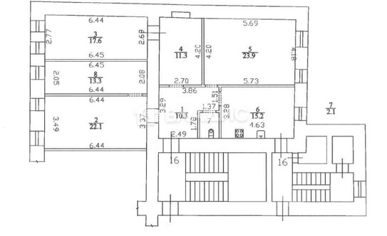 Продажа 5-комн квартиры на вторичном рынке Зверинская улица,  д. 5