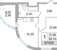 Продажа квартир в ЖК Королёв г., Калинина ул.,  к. 1