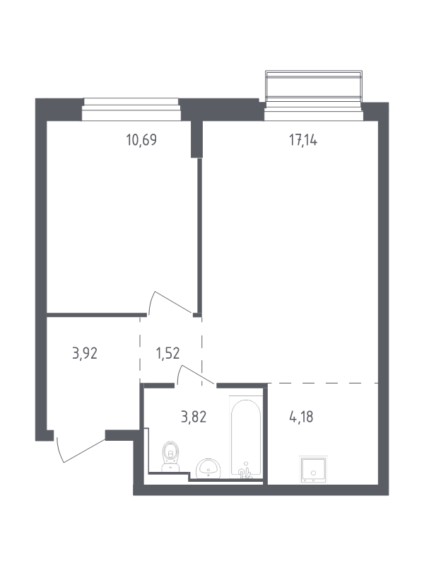 Продажа 1-комн квартиры в новостройке Лайково с., Лесная ул.,  к. 54
