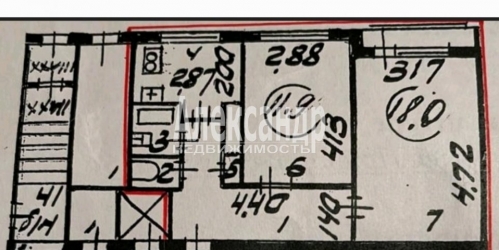 2-комн квартира Придорожная аллея,  д. 5