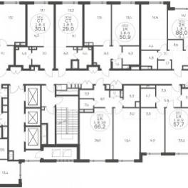 Продажа 1-комн квартиры в новостройке Крылатская ул,  д. 33 к2