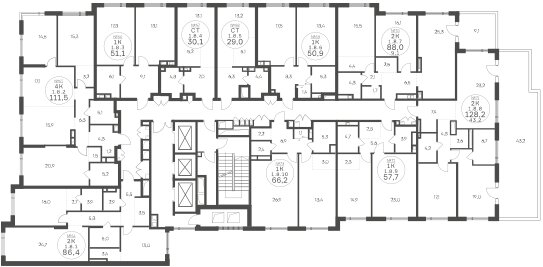 Продажа 1-комн квартиры в новостройке Крылатская ул,  д. 33 к2