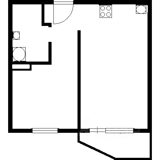 Аренда 1-комн квартиры на вторичном рынке Зенино ЖК Самолет мкр, Люберцы, улица Вертолетная,  д. 20